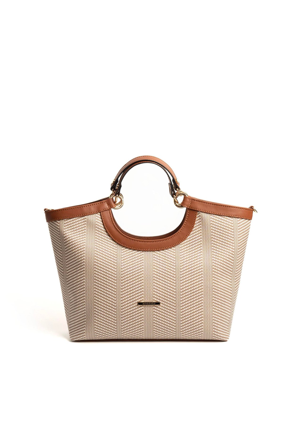 Silver & Polo Bej - Taba SP1189 Kadın El Çantası