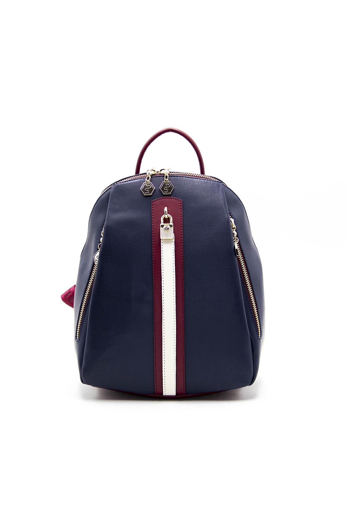 Silver & Polo Laci - Bordo SP1123 Kadın Sırt Çantası