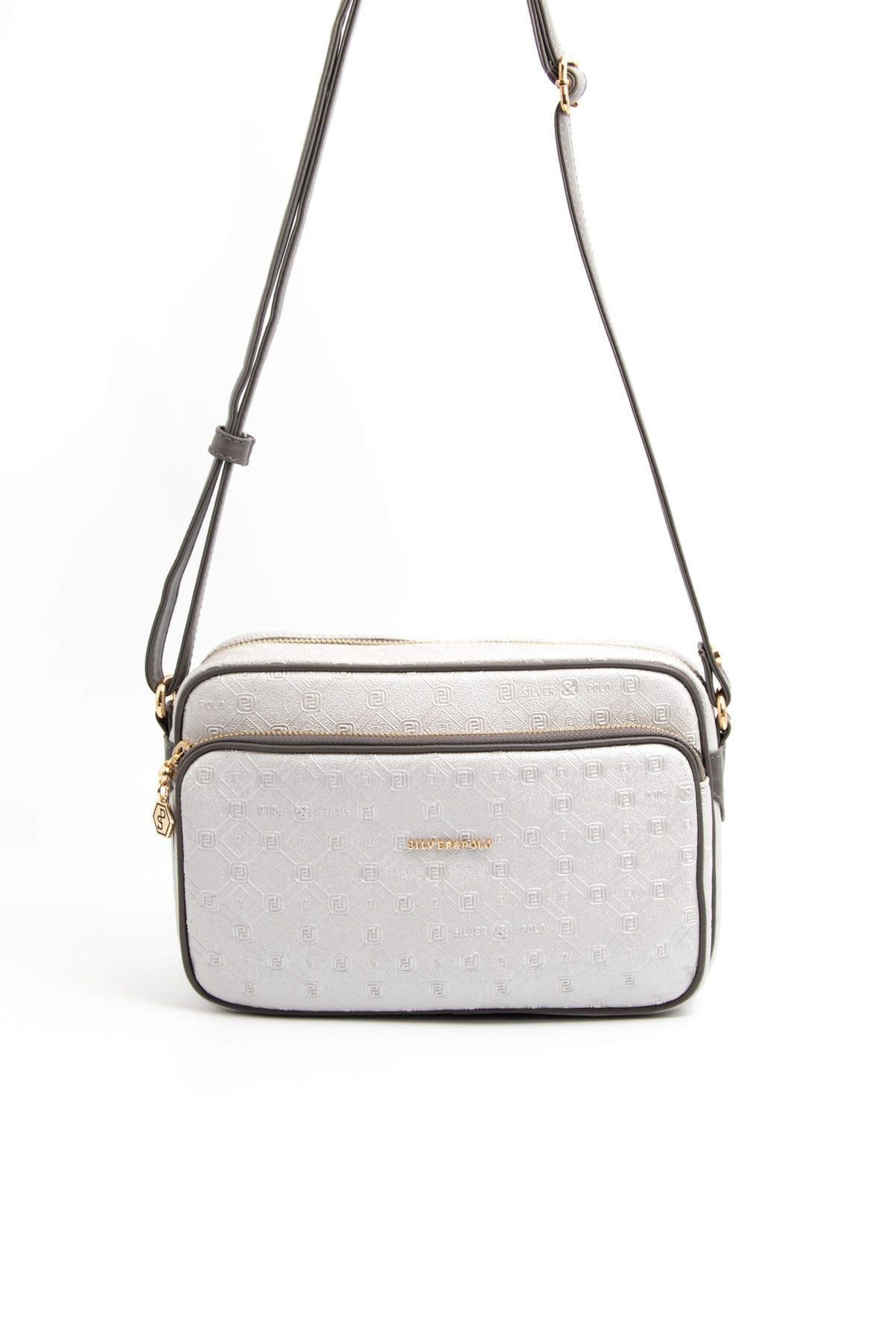 Silver & Polo A.gümüş - Antrasit SP948 Kadın Çapraz Çanta