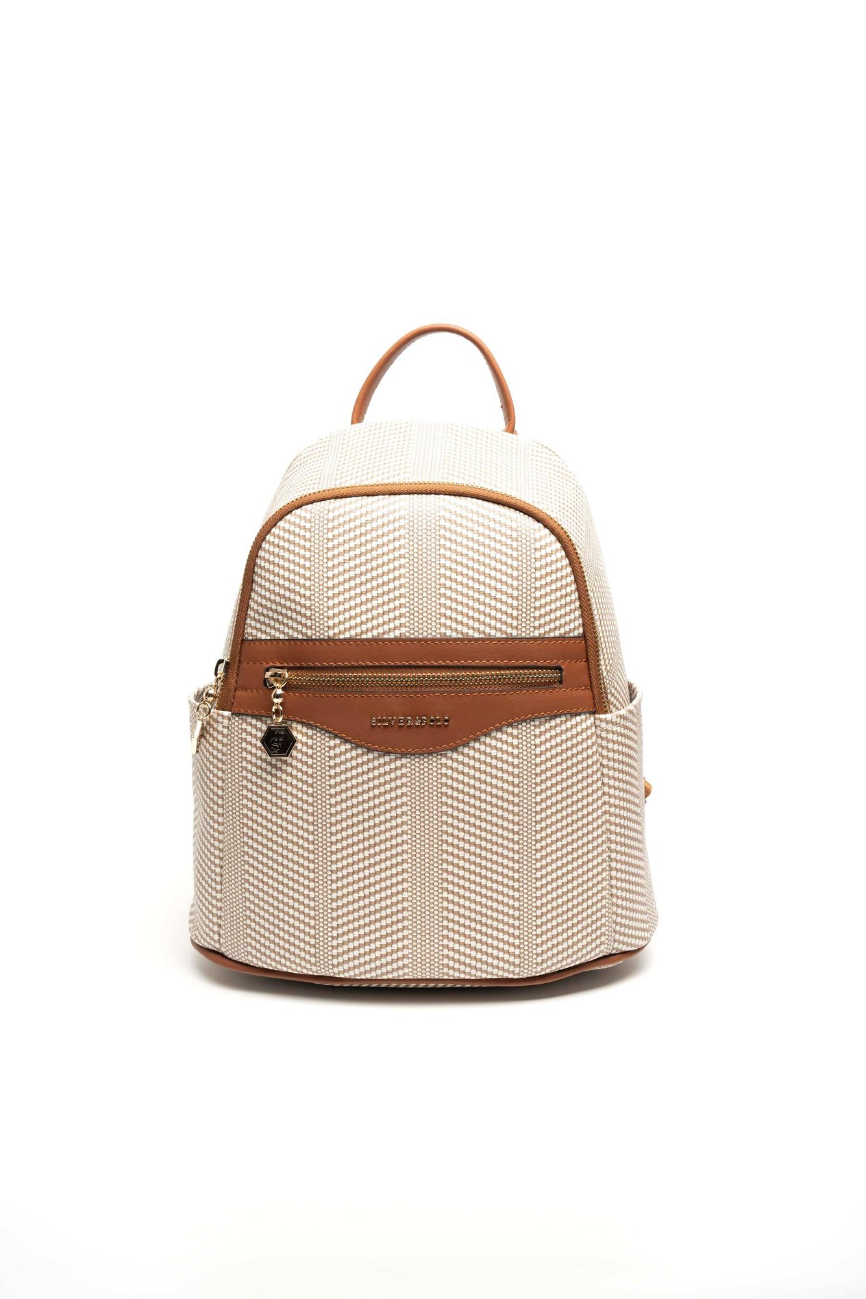 Silver & Polo Bej - Taba SP1161 Kadın Sırt Çantası
