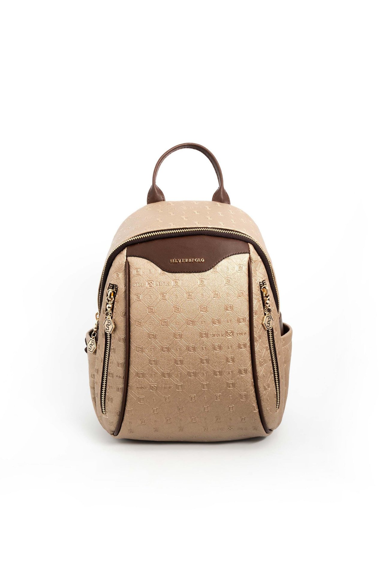 Silver & Polo Bronz - Kahve SP906 Kadın Sırt Çantası