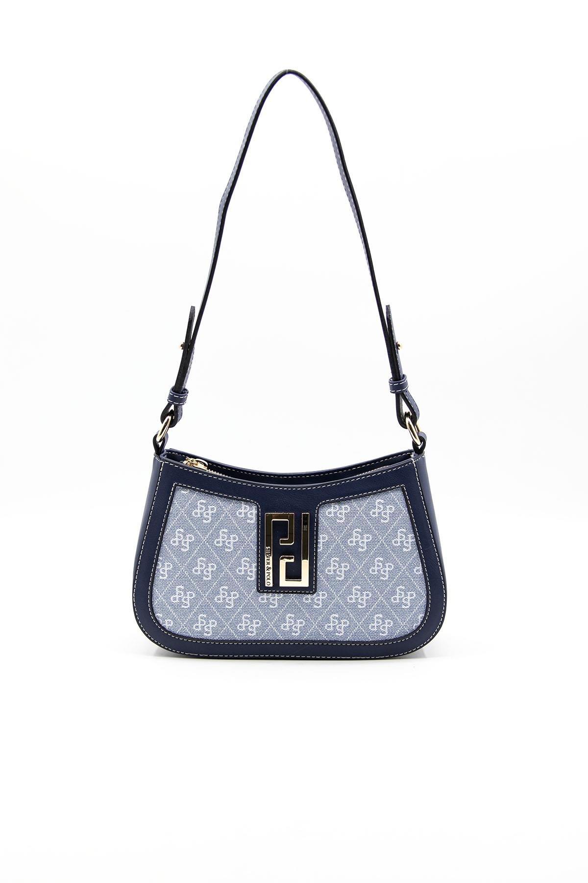 Silver & Polo Mavi-Laci SP1132 Kadın Çapraz Çanta