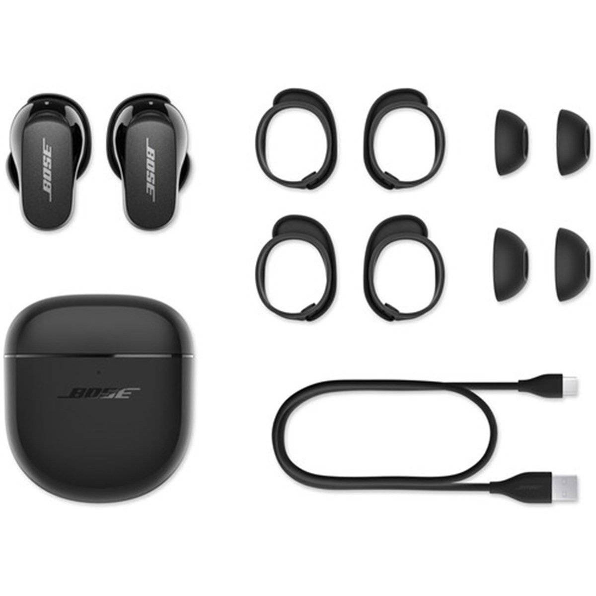 Bose QuietComfort Earbuds II Siyah Gürültü Önleyici Kablosuz Kulak İçi Kulaklık