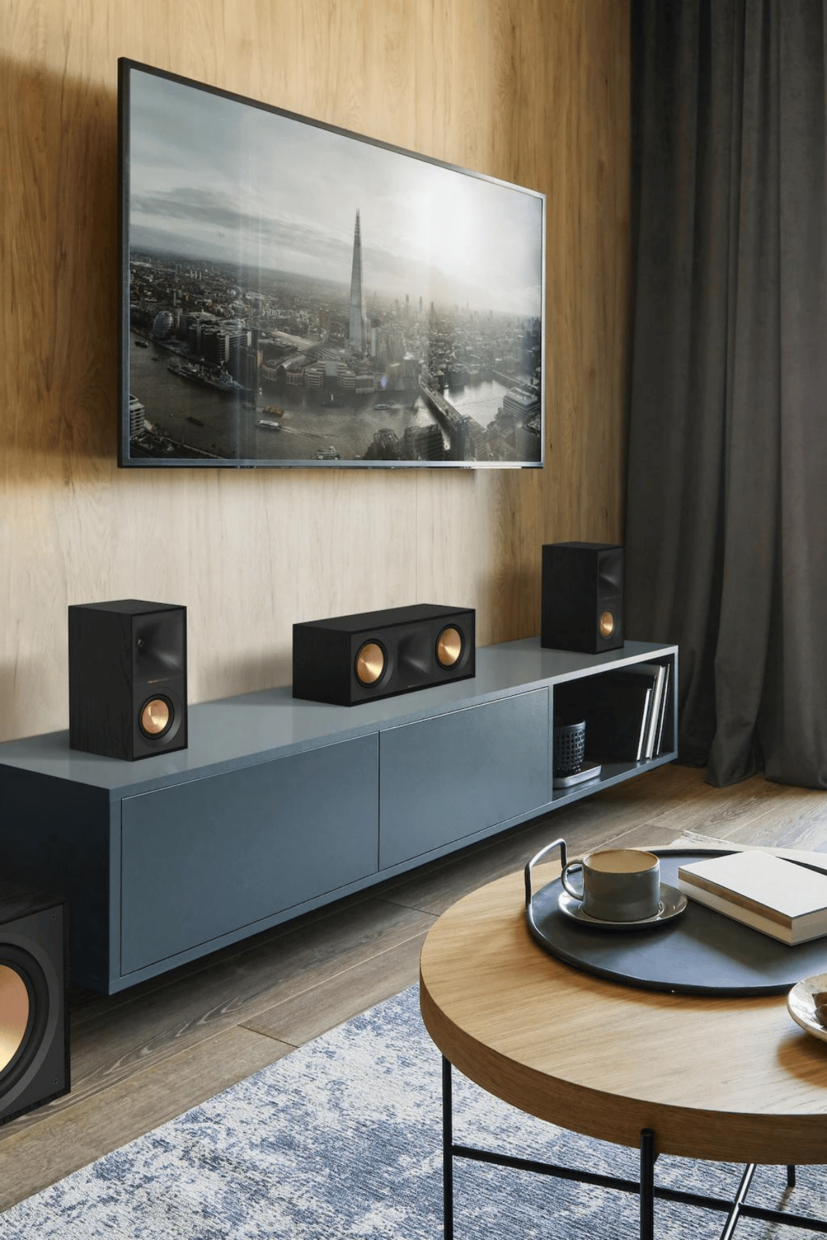 Klipsch Reference R-40M Raf Tipi Hoparlör Siyah