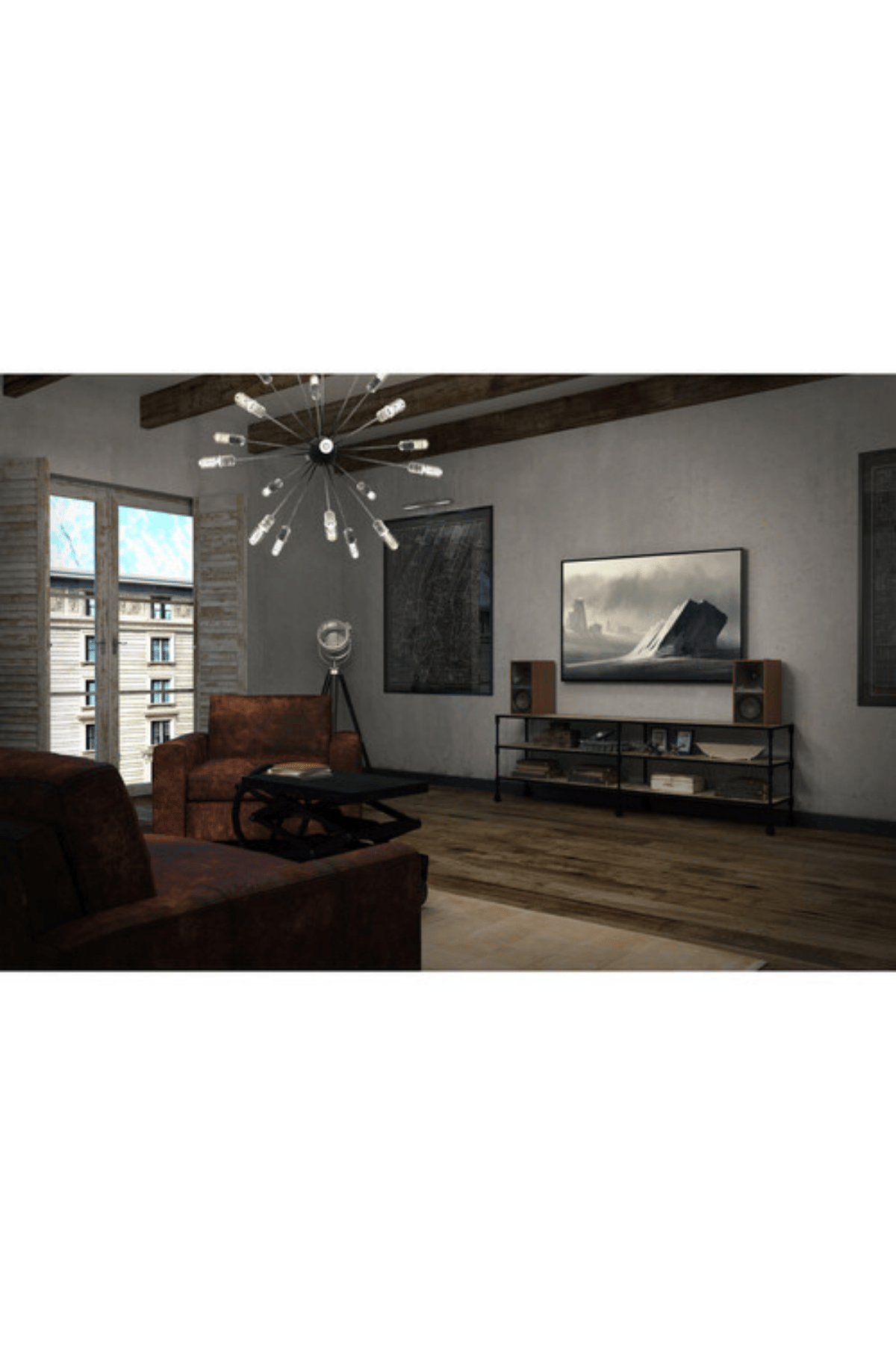 Klipsch The Nines Ceviz Aktif Kablosuz Raf Tipi Hoparlör