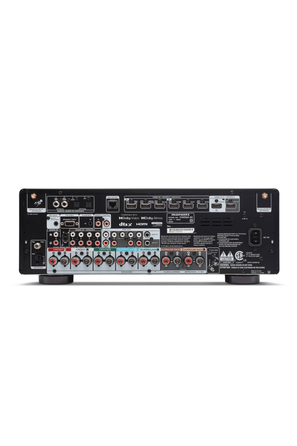 Marantz Cinema 60 Gümüş 7.2 Kanal Network A/V Receiver