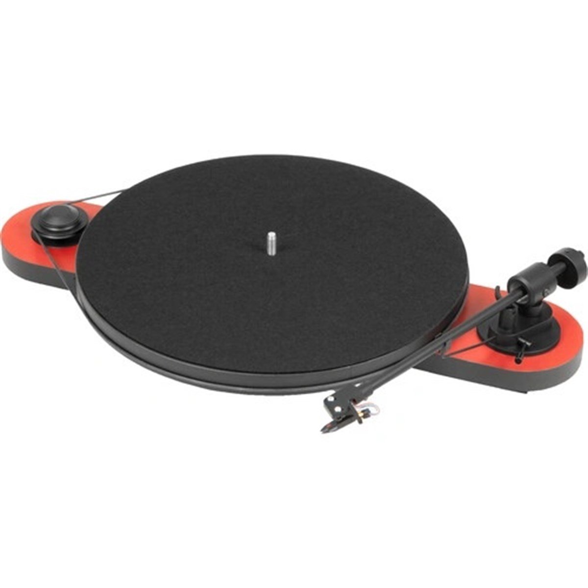 Pro-Ject Audio Elemental Phono USB Kırmızı-Siyah OM5 İğneli Pikap