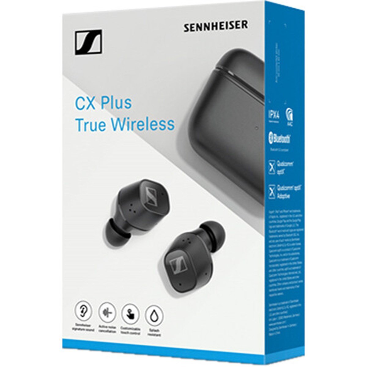 Sennheiser CX Plus True Wireless Siyah Kulak İçi Bluetooth Kulaklık
