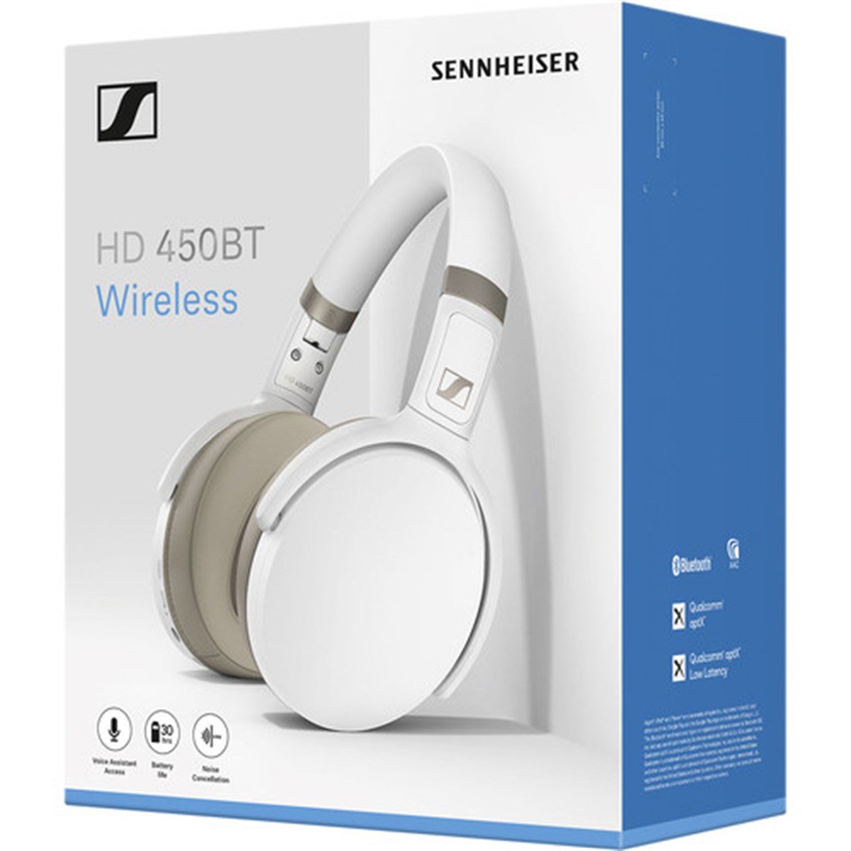 Sennheiser HD 450 BT ANC Beyaz Kulak Üstü Bluetooth Kulaklık