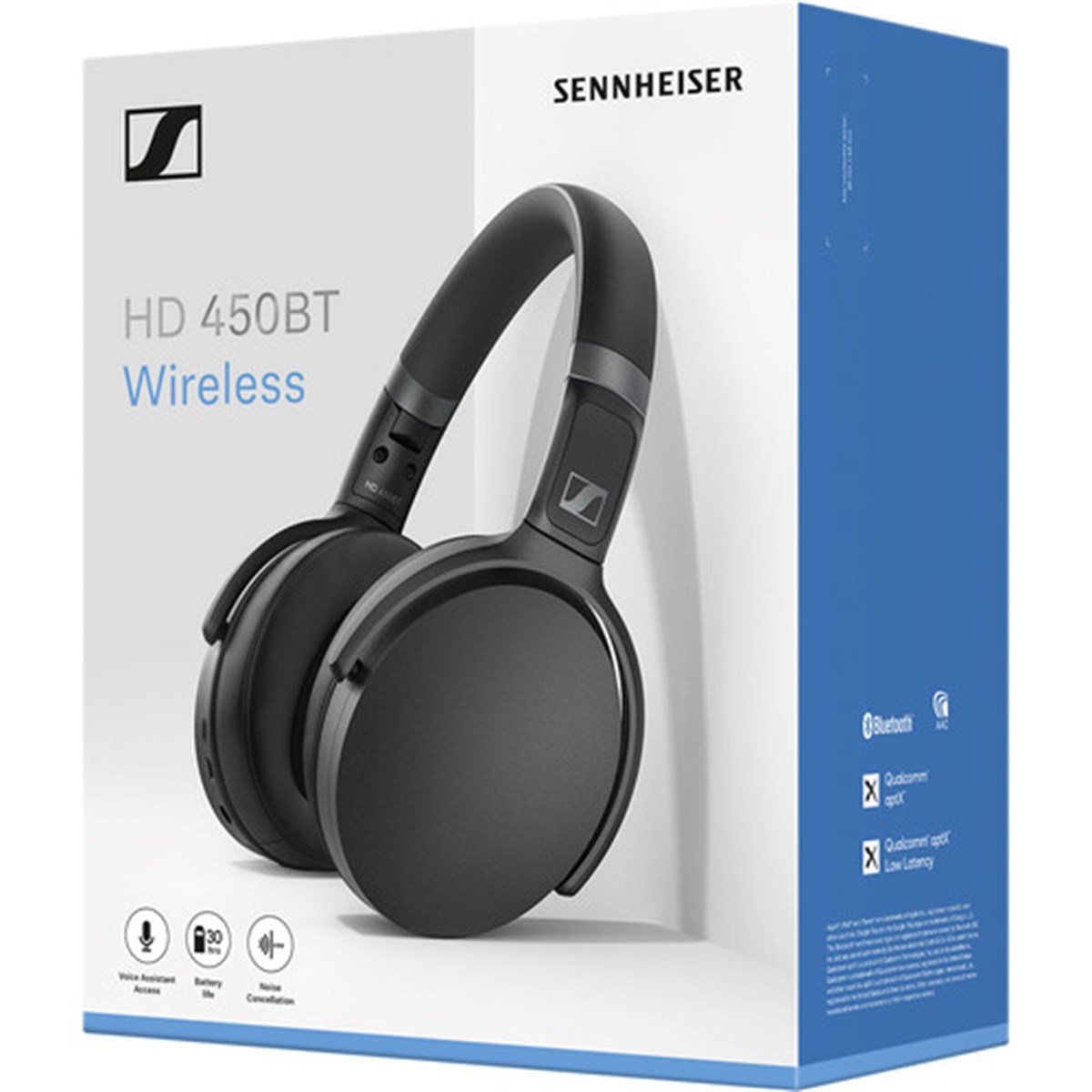 Sennheiser HD 450 BT ANC Siyah Kulak Üstü Bluetooth Kulaklık