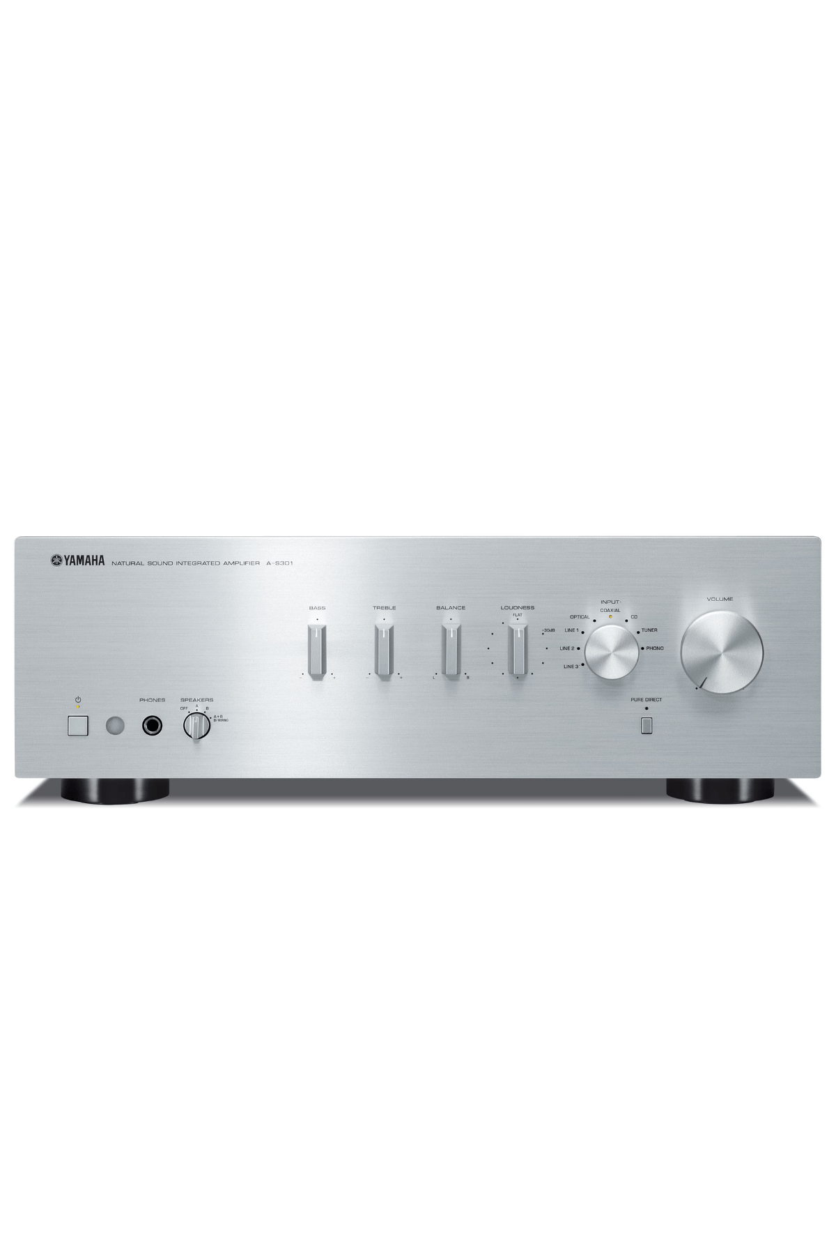 Yamaha A-S301 Entegre Amplifikatör Gümüş