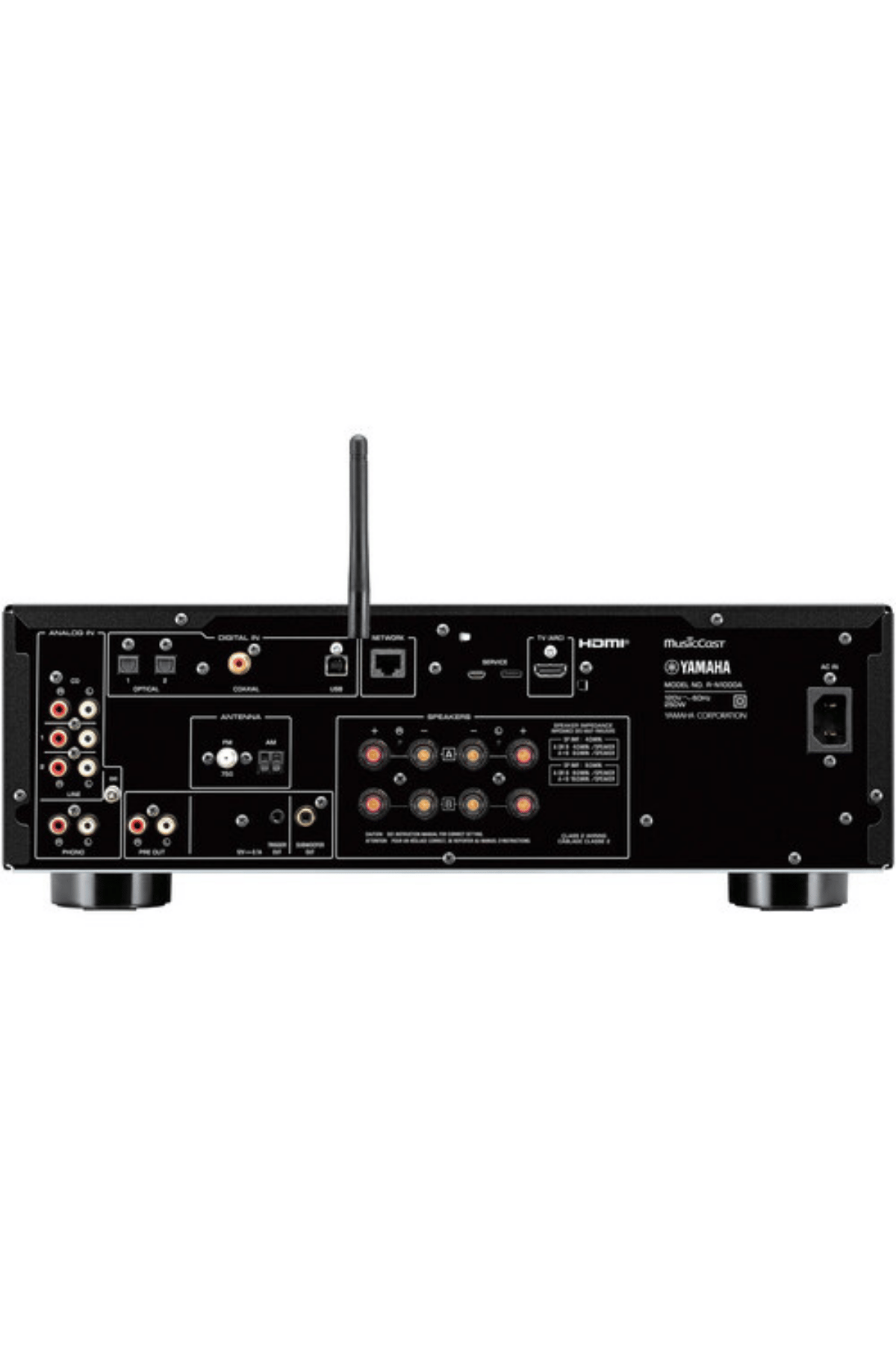 Yamaha R-N1000A 2.1 Kanal Network A/V Amplifikatör Siyah