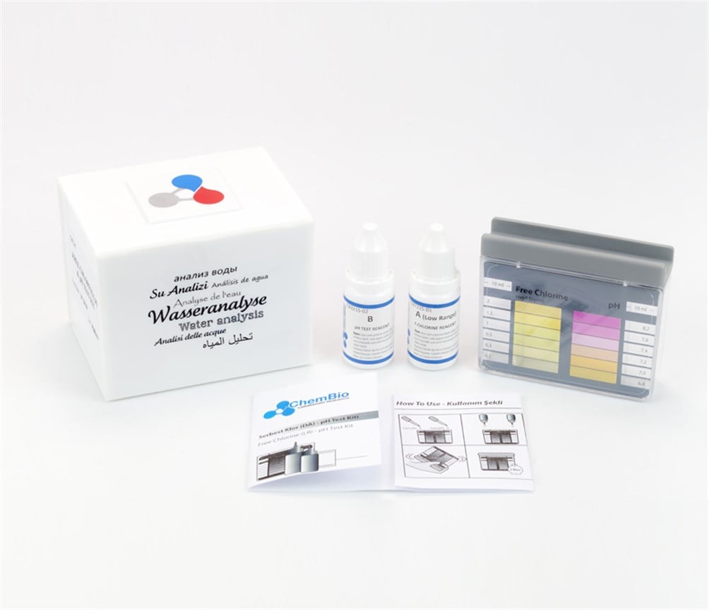 Serbest Klor (Düşük Aralıklı) - pH Test Kiti
