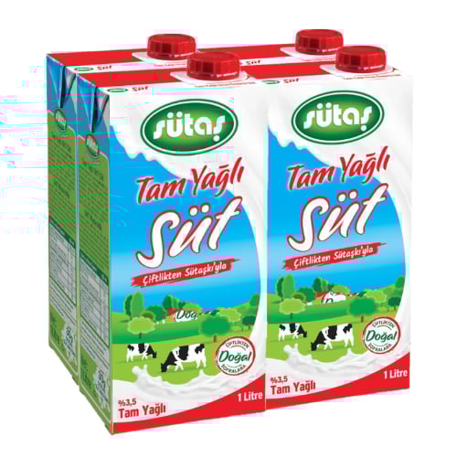 UHT Whole Milk 3.5% Milk Fat 1000 ml