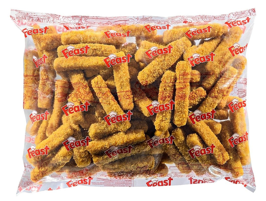 Frozen Breaded Cheese Sticks - 1000 gr