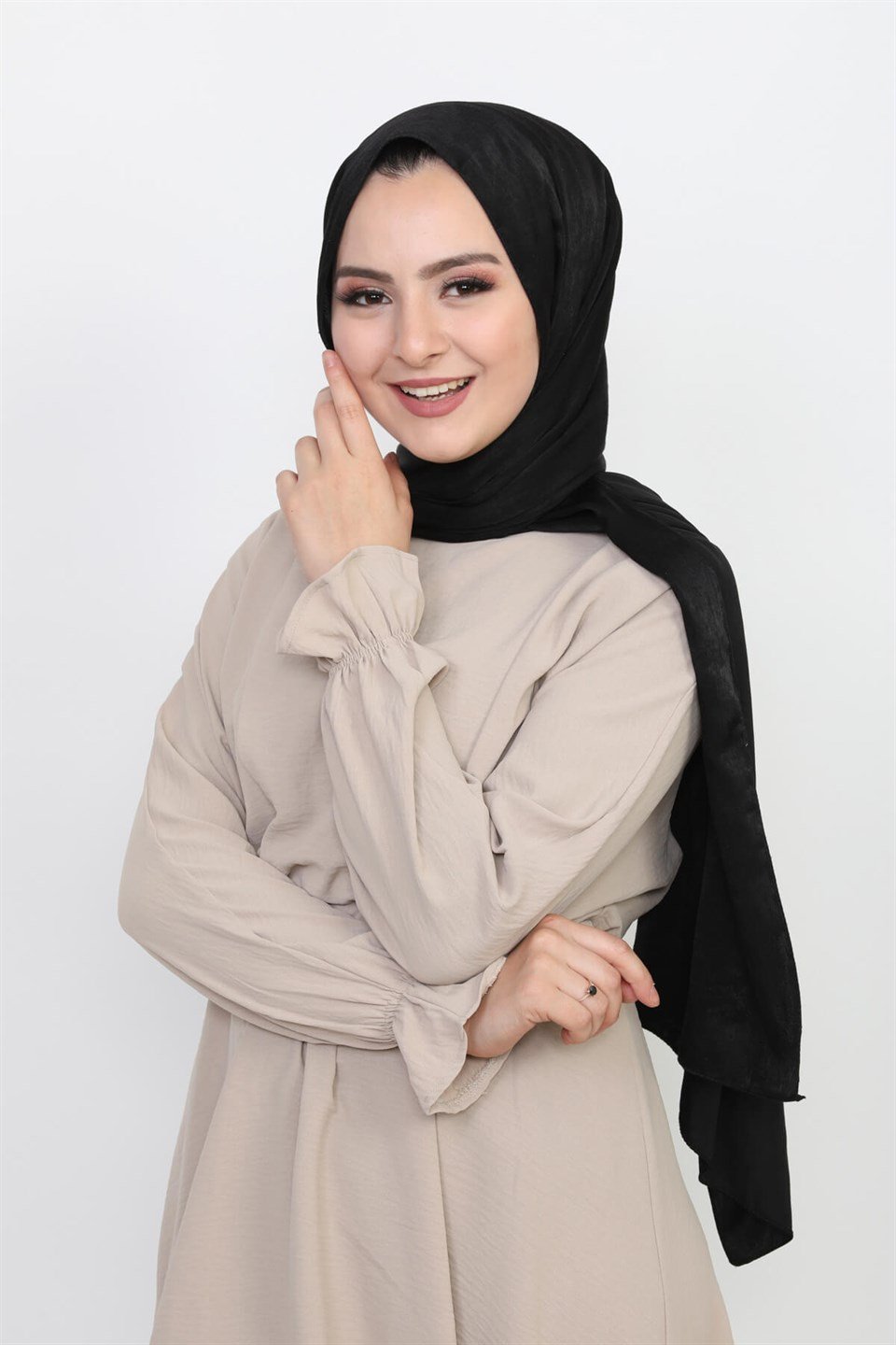 Lastikli Rahat Kalıp Tunik 7115 Taş