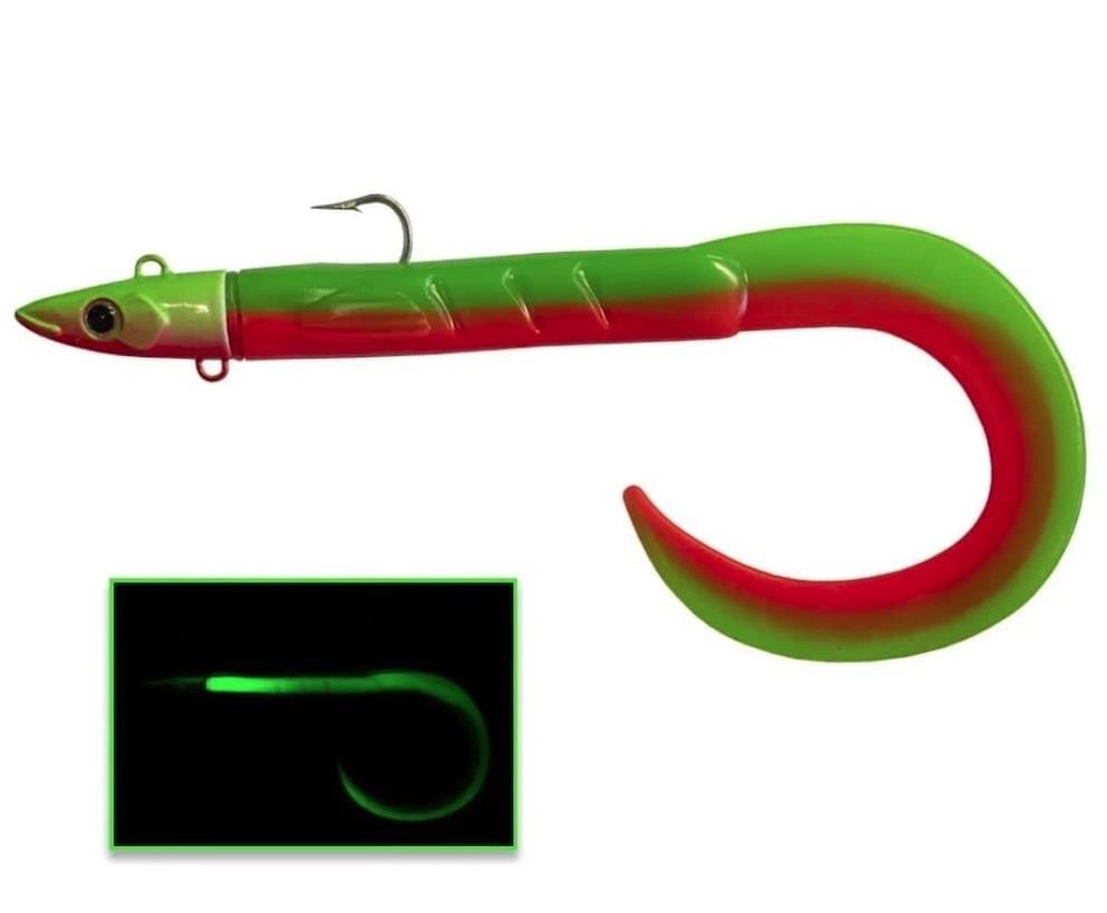 WING EEL160gr LUMINOUS GREEN/RED #16
