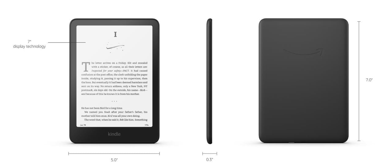 Amazon Kindle Paperwhite 12. Nesil 16 GB 7