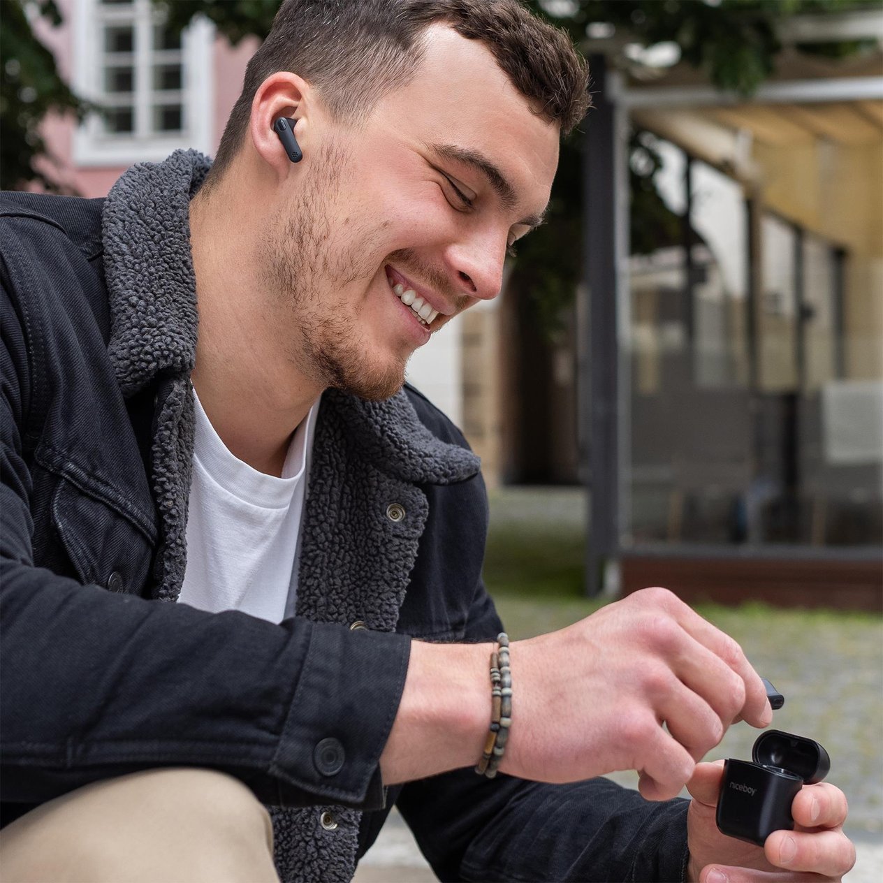 Niceboy HIVE Beans Siyah Bluetooth 5.0 Kulaklık