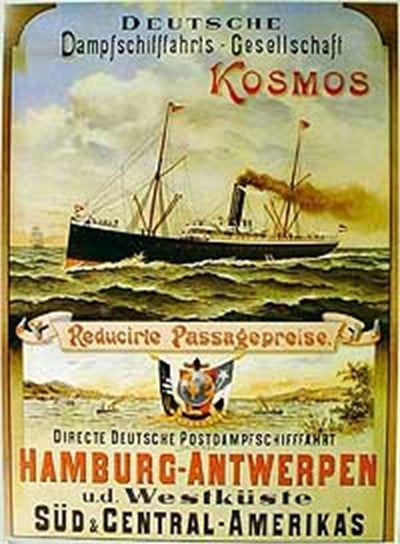 Kosmos, Hamburg - Antwerpen