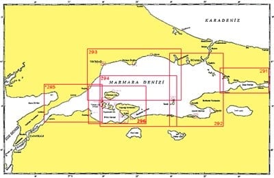 TR 294 Harita: Marmara Adaları - İmralı Adası