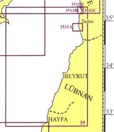 TR 3511 Harita: Suriye Limanları