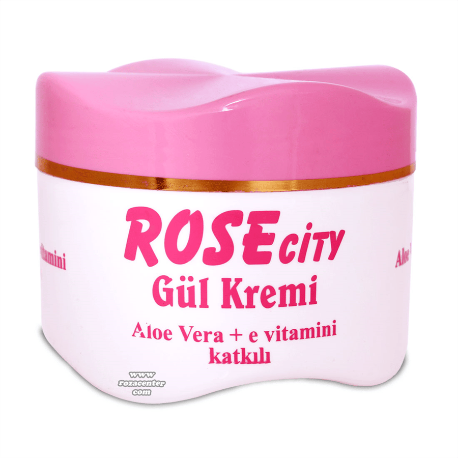 Aloe Vera katkılı E Vitaminli Gül Kremi 300 Ml -Rosecity Isparta