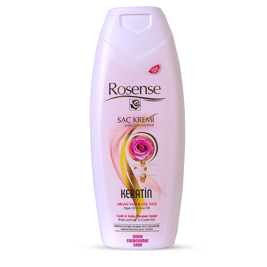Gül ve Argan Yağlı Şaç Kremi 400 Ml -Rosense Isparta