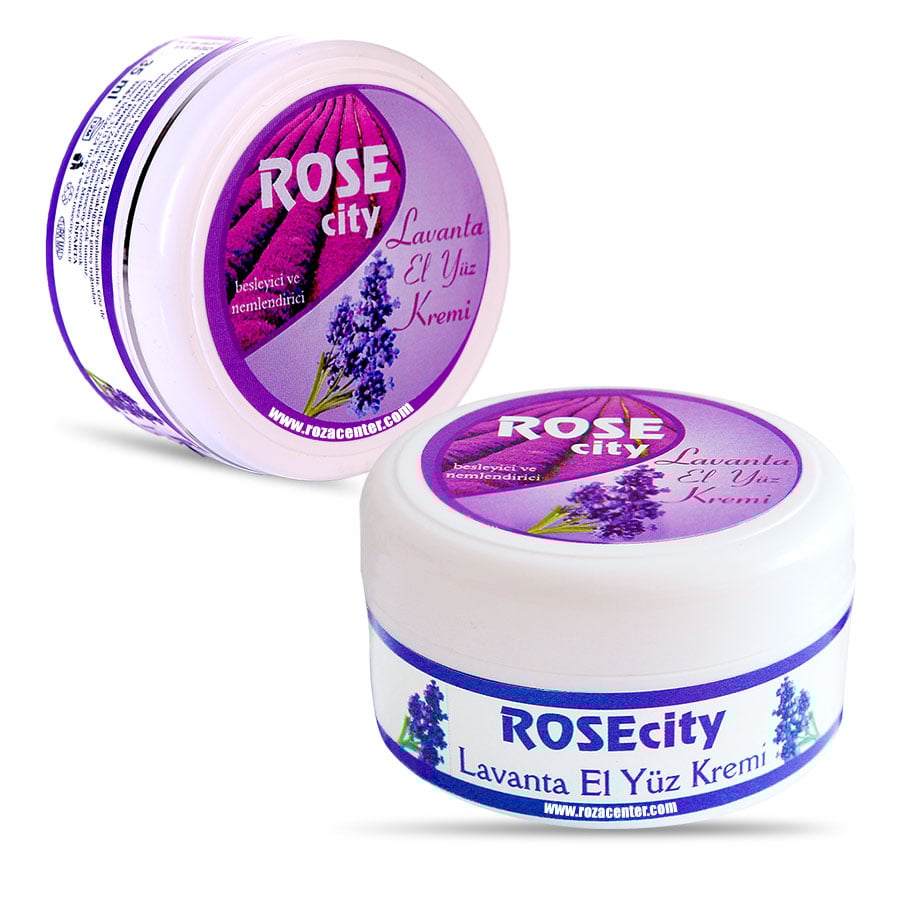 Nemlendirici Klasik El ve Yüz Lavanta Kremi 85 Ml -Rosecity Isparta