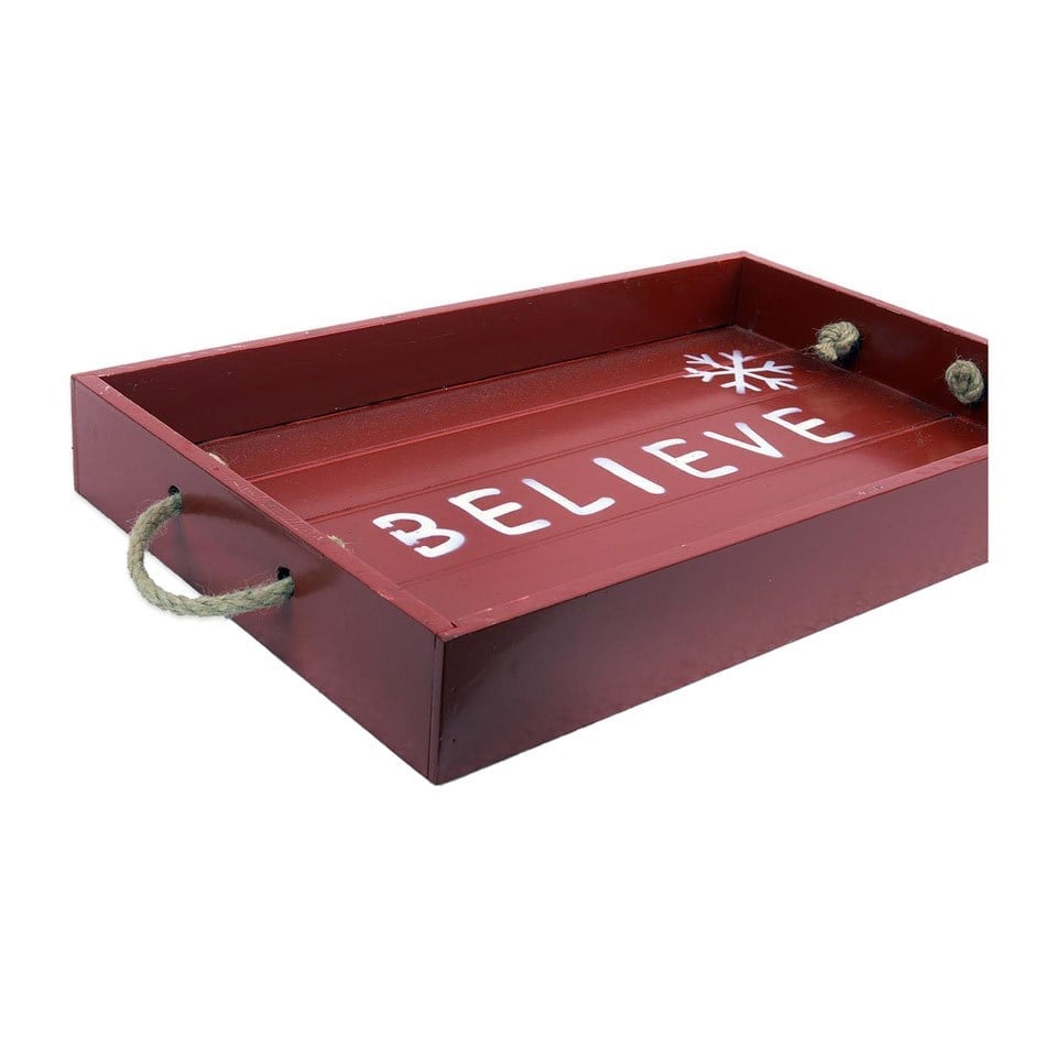 Believe Dekoratif Tepsi