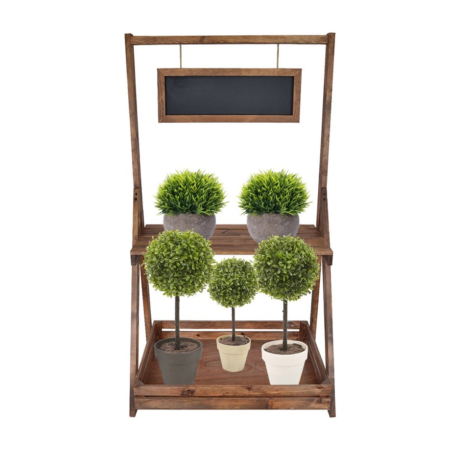 Yazı Tahtalı Ahşap Stand