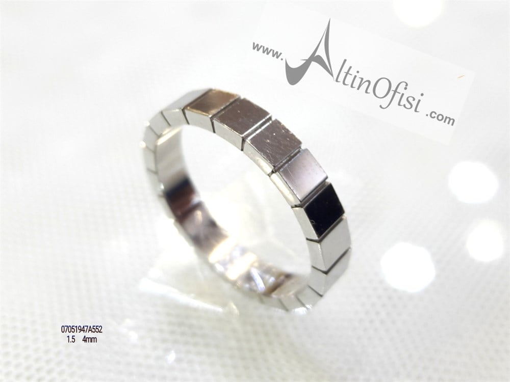 Alyans 4mm Genişlik 14 ayar altın