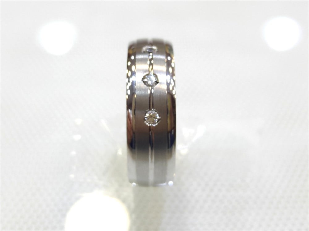 Taşlı Alyans 6mm Genişlik 14 ayar altın