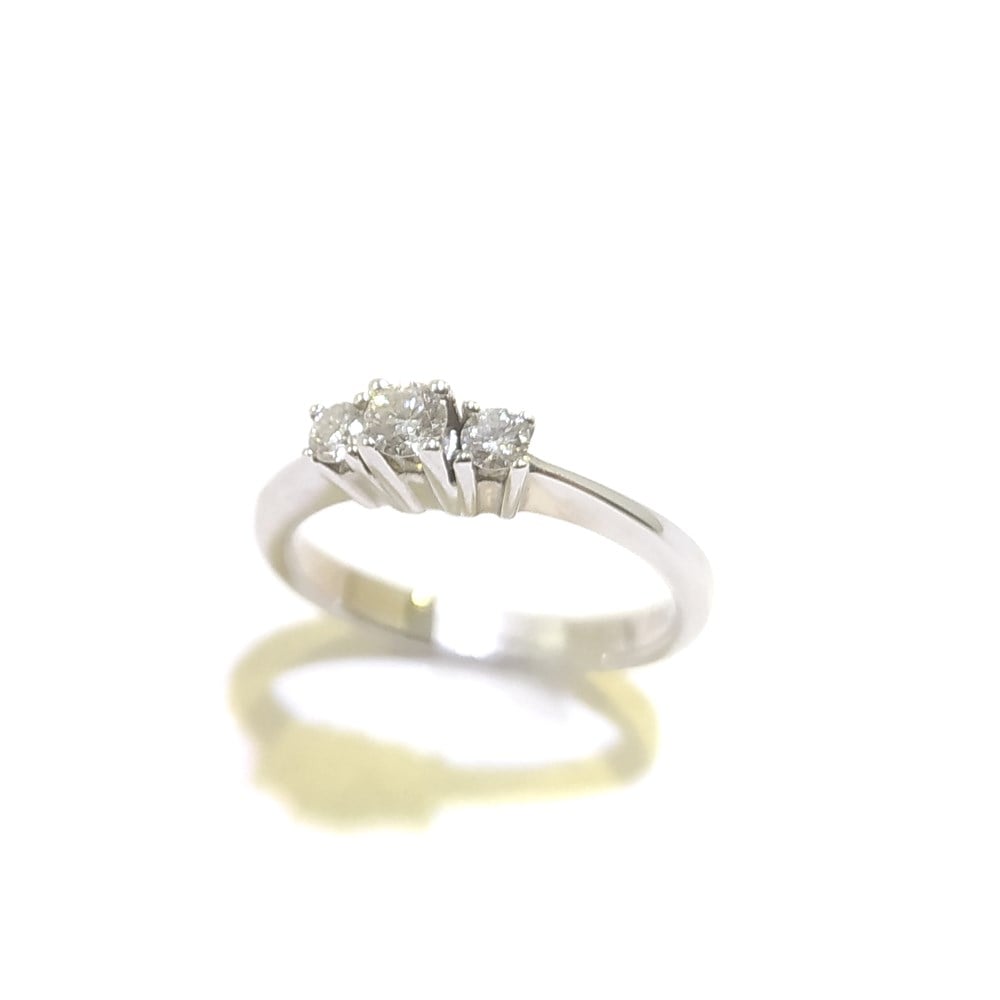 Pırlanta Tria Yüzük 0.31ct I 18K Altın