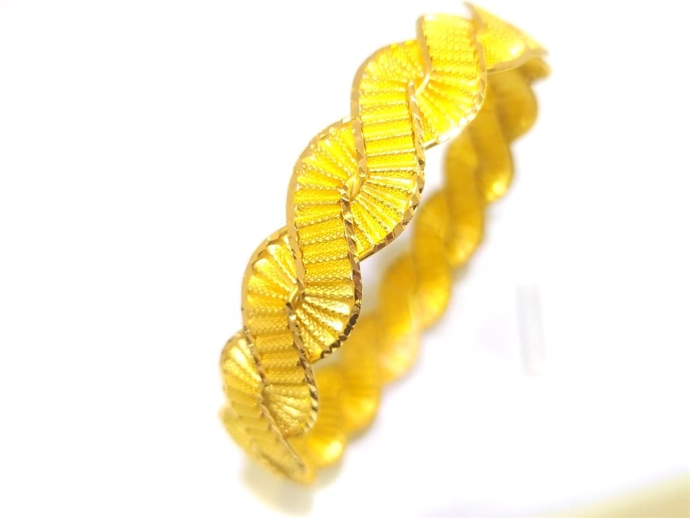 25.00 Gram Kelebek İşçiliksiz Bilezik 22 Ayar Altın