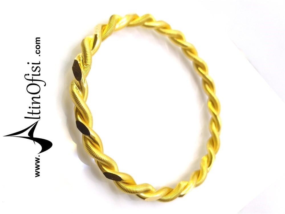 30 Gram Klavuz Burma Bilezik 22 Ayar Altın KİŞİYE ÖZEL SİPARİŞ