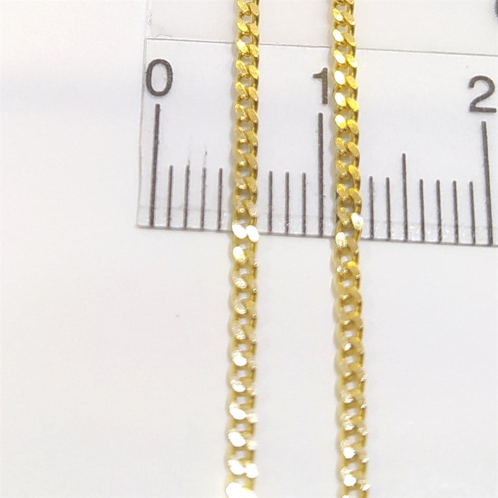 45cm Gurmet Zincir 14 Ayar Altın