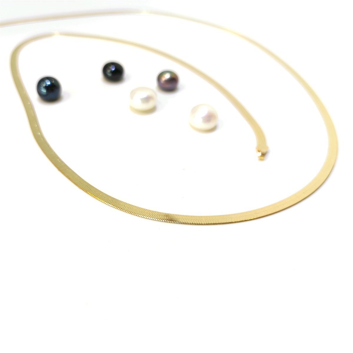 50cm 3mm İtalyan Ezme Balık Sırtı Kolye Ucu 14 Ayar Altın HD VİDEOLU