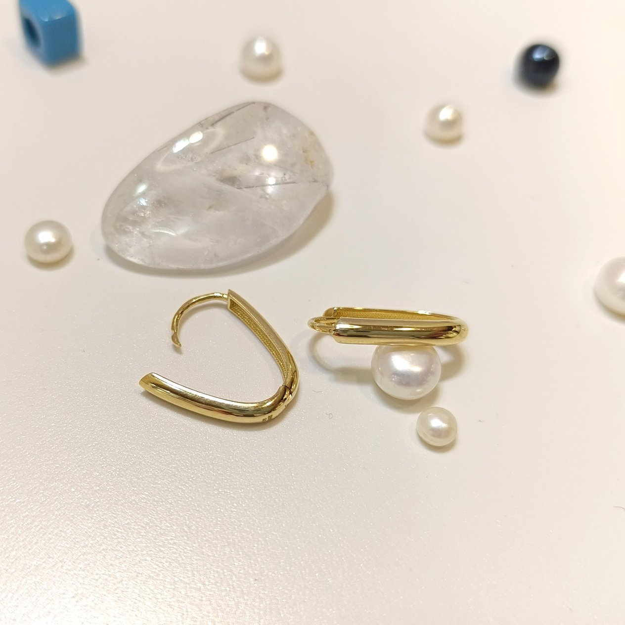 12mm Oval Klasik Bombeli Halka Küpe 14 Ayar Altın HD VİDEOLU
