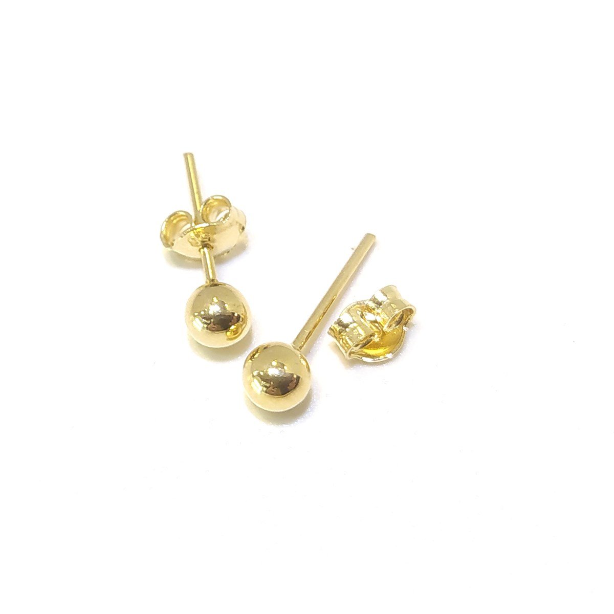 4,5mm Top Küpe 14 Ayar Altın