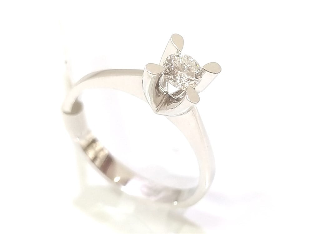 0.30ct F SI Pırlanta Tek TAş Yüzük 14 ayar Altın