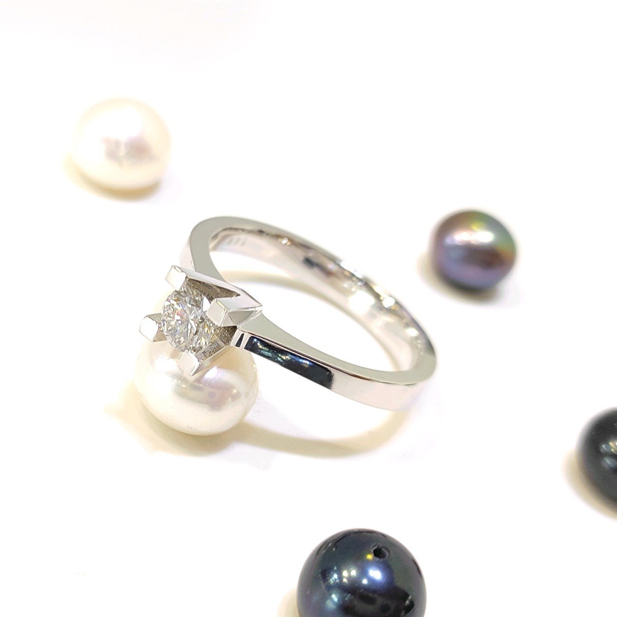 0.27ct G SI Pırlanta Tek Taş Yüzük 14 Ayar Altın HD VİDEOLU