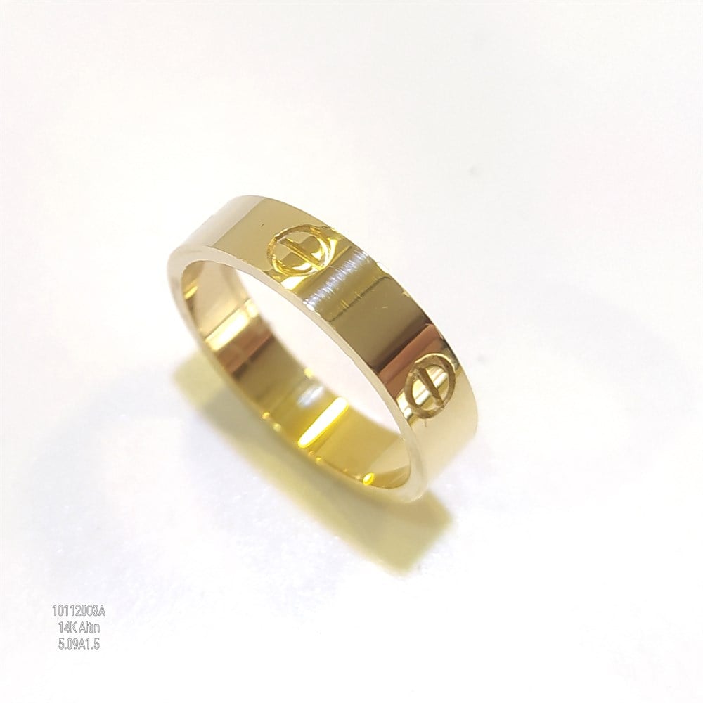 5mm Alyans 14 Ayar Altın