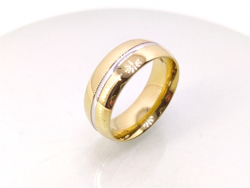 Alyans 8 mm Genişlik 14 ayar altın