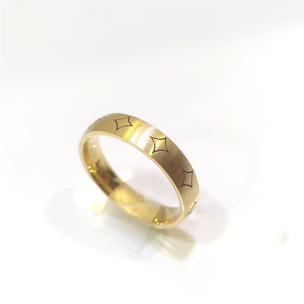 KARO Alyans 4,8 mm Genişlik 14 ayar altın