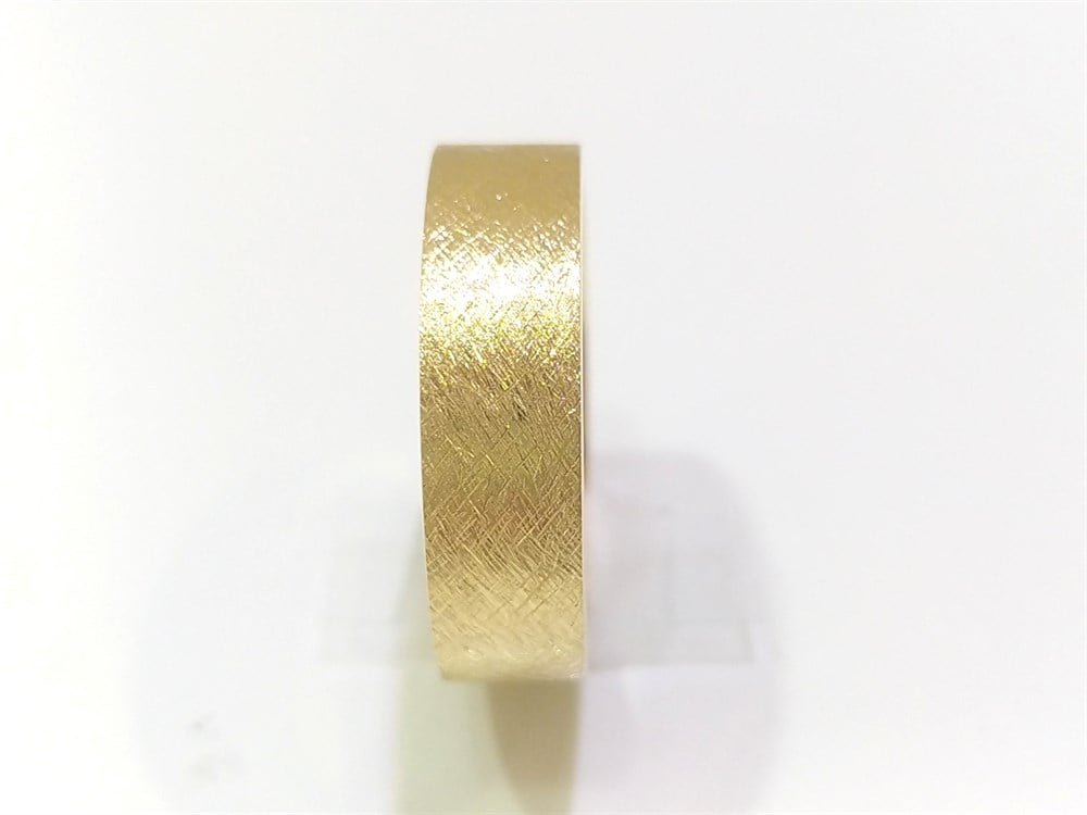 Zımpara Alyans 5,5 mm Genişlik 14 Ayar Altın