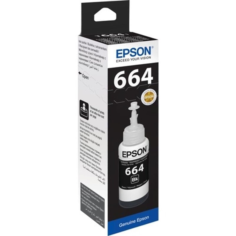 Epson T664 Siyah Orijinal Mürekkep Kartuş