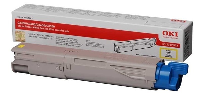 Oki C3300 Sarı Orjinal Toner