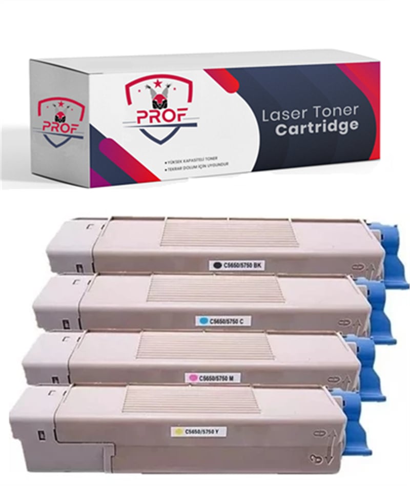 Oki C5650 Siyah Toner - Muadil