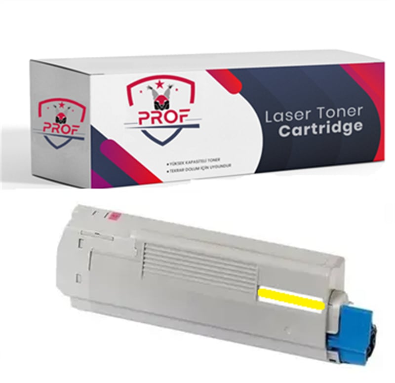 Oki C5950 Sarı Toner - Muadil